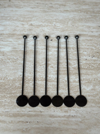 6er Longdrinklöffel smoked grey 18cm