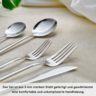 Karaca Orion Platinum 12 Kişilik 84 Parça Çatal Bıçak Takımı