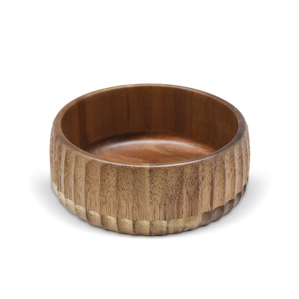 Akazienholz Stripe Bowl 15cm