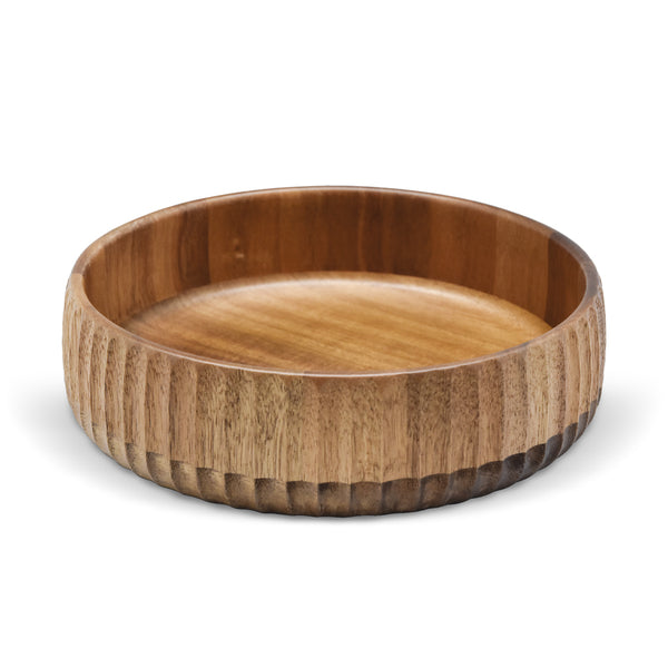 Akazienholz Stripe Bowl 22cm