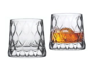 Pasabahce Leafy Wasserglas Whiskey Glas 300 ml 4er Set