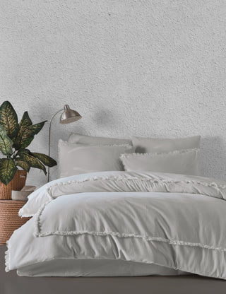 Maddax Dark Ecru Bettwäsche Set 4 tlg. 200x220cm