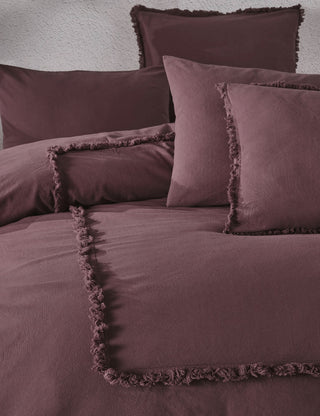 Maddax Dark Mauve Bettwäsche Set 4 tlg. 200x220cm