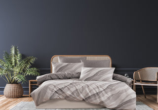 Leni Grau Bettwäsche Set 4 tlg. 200x220cm