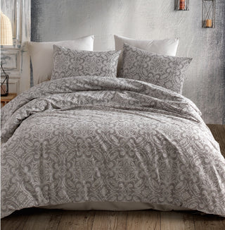 Titania Grau Bettwäsche Set 4 tlg. 200x220cm