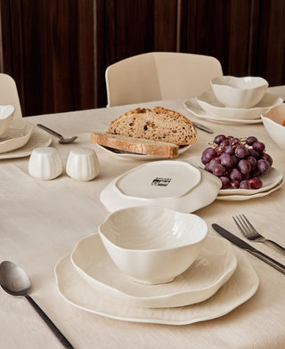 Cermico Weiß 27 tlg. Geschirrset für 6 Personen