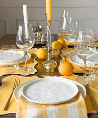 Perlemor Weiß Geschirrset – 24-teilig