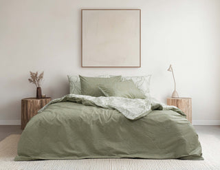 Rin Forest-Grün Bettwäsche Set 4 tlg. 200x220cm