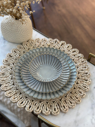 Lotus Geschirrset für 6 Personen 18 tlg.