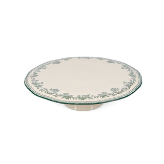 Tortenplatte 32,5xH9cm grün Cyril