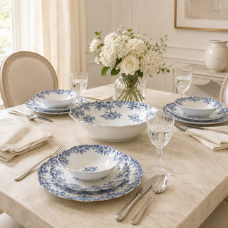 Valenti Vintage Geschirrset Blau– 25-teilig