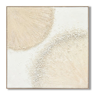Wandbild Lia Ölgemälde 102x102 cm mit Rahmen