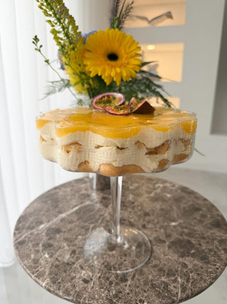 Patisserie Glass Bowl on Stand – Fruit & Serving Bowl 22xH24cm