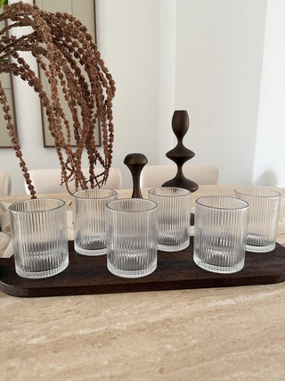 Terra Corta Lines Gläser 6er Set 290ml