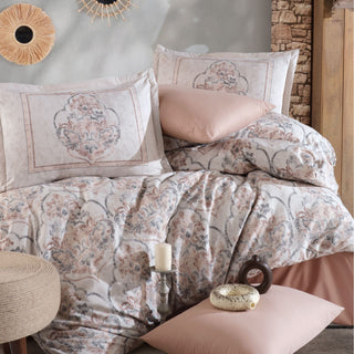 Hezen Bettwäsche Set 4 tlg. 100% Baumwolle 200x220cm