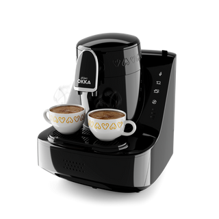 Arzum OKKA Elite Türkische Mokkamaschine Schwarz-Chrome