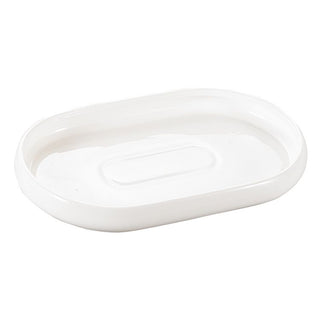 Bondy Oval Porzellan Platte 20,8x 13,2 cm weiss