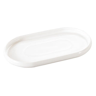 Bondy Oval Porzellan Servierplatte 26,8x16 cm weiss
