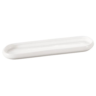 Bondy Oval Porzellan Platte 28 x 7,5 cm weiss