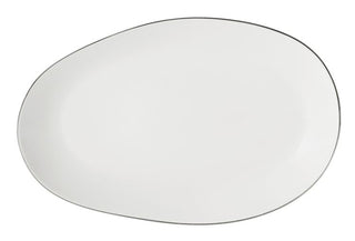 Melun Geschirrset 27 tlg. für 6 Personen Silber umrandet