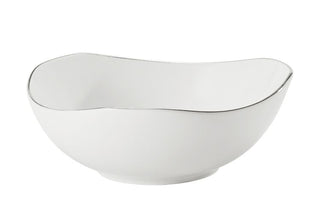 Melun Geschirrset 27 tlg. für 6 Personen Silber umrandet