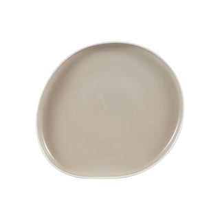 Barles Beige Geschirrset – 25-teilig für 6 Personen, Beige-Weiß