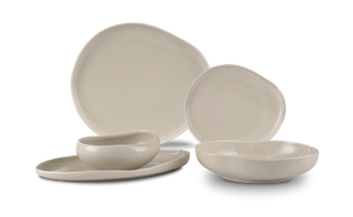 Barles White Dinnerware Set – 25-piece for 6 people, elegant table service