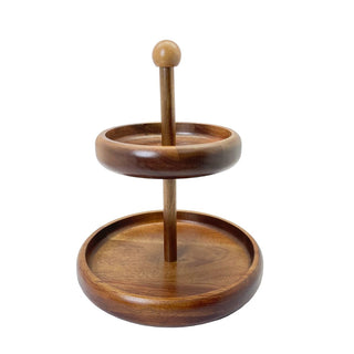 Servier-Etagere aus Akazienholz