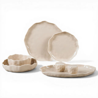 Angles Beige 27 tlg. Geschirrset für 6 Personen