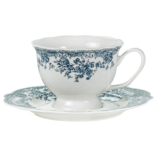 Fleury Vintage Kaffeetassen 6er Set I Blau