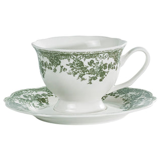 Fleury Vintage Kaffeetassen 6er Set I Grün