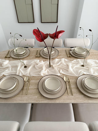 Pure Sand Geschirrset für 6 Personen 18 teilig Beige