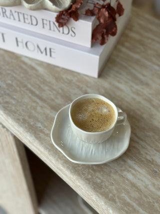 Cermico Beige 6er Mokkatassen Set