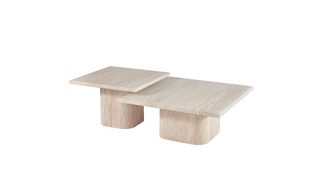Dossena Sehpa Bej | 2 Parça Set
