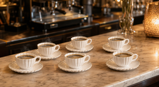 Bloomy Kaffeetassen Set für 6 Personen
