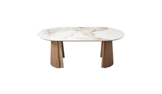 Esstisch Oval – Pandora Keramikplatte – 200 x 110 x 75 cm
