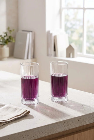 Pasabahce Elysia 4er Longdrink Glas Wassergläser Lang 280 ml