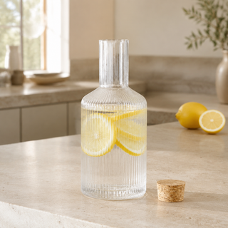 Relief carafe with cork lid 1.1L 