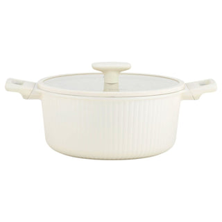 Ferveo Luna Kochgeschirrset 8-teilig, Creme