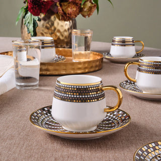 Karaca Belgin, Mokkatassen Set für 6 Personen