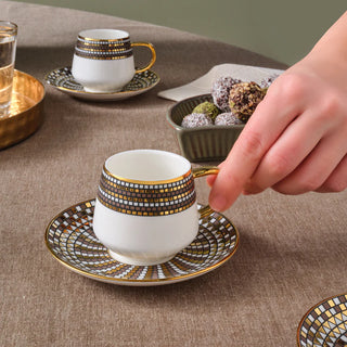 Karaca Belgin, Mokkatassen Set für 6 Personen