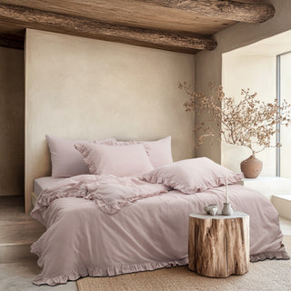 MILAGROS GARNET Bettwäsche Set 4 tlg. 200x220cm