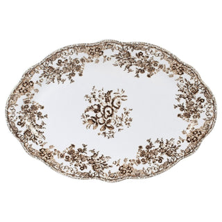 Vintage Brown Teller - Set 25-Teilig