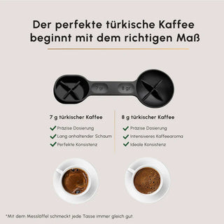 Karaca Hatir Neo Inox Türkischer Kaffeekocher mit Edelstahl-Kanne