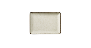 Pure Sand Servierplatte klein rechteckig 18x13 cm beige