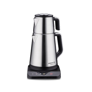 Korkmaz Prosense Elektrische Teemaschine Edelstahl 1,8 L / 0,8 L
