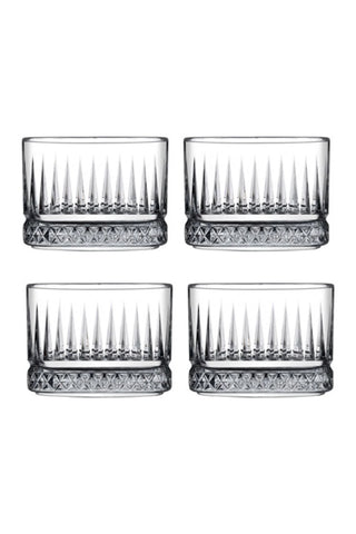 Pasabahce Elysia Glas Schale eckig 4er Set