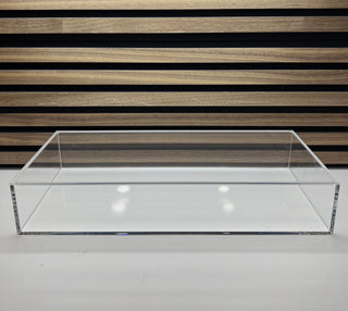 Premium Acryl Box mit Deckel L 45x20x 8 cm