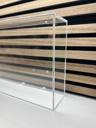 Premium Acryl Box mit Deckel M 35x25x 9 cm