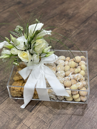 Premium Acryl Box mit Deckel M 35x25x 9 cm